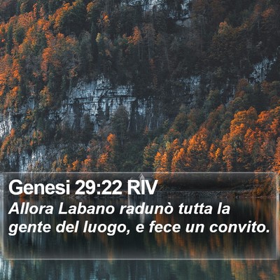 Genesi 29:22 RIV Bible Verse Image