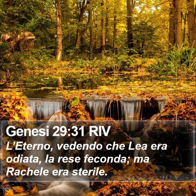 Genesi 29:31 RIV Bible Verse Image