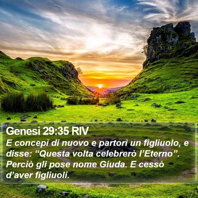 Genesi 29:35 RIV Bible Verse Image