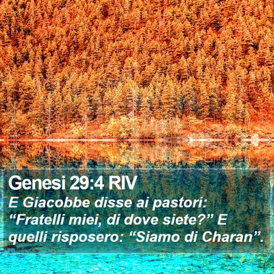 Genesi 29:4 RIV Bible Verse Image