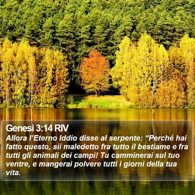 Genesi 3:14 RIV Bible Verse Image
