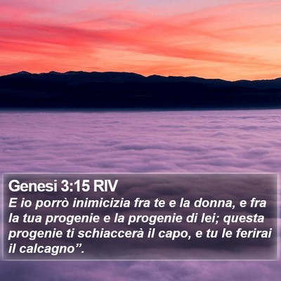 Genesi 3:15 RIV Bible Verse Image