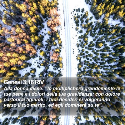 Genesi 3:16 RIV Bible Verse Image