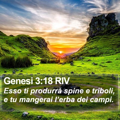 Genesi 3:18 RIV Bible Verse Image