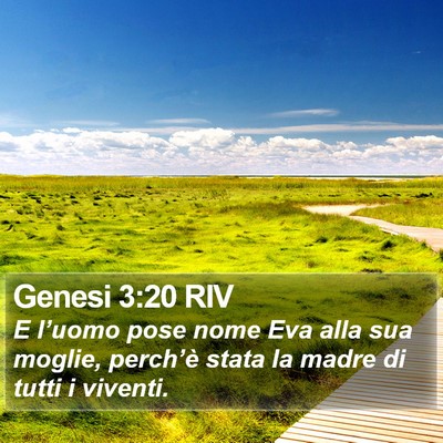 Genesi 3:20 RIV Bible Verse Image