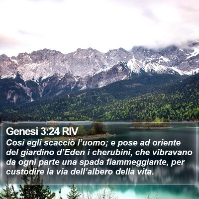 Genesi 3:24 RIV Bible Verse Image