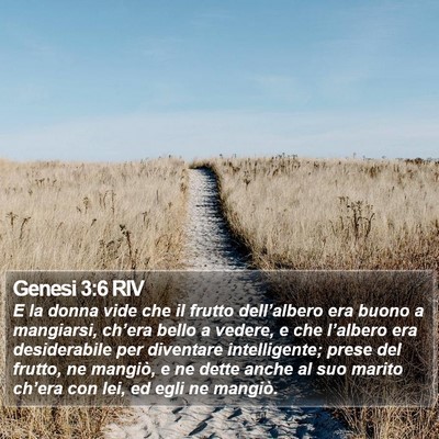 Genesi 3:6 RIV Bible Verse Image