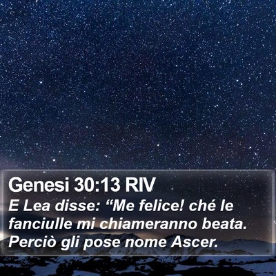 Genesi 30:13 RIV Bible Verse Image