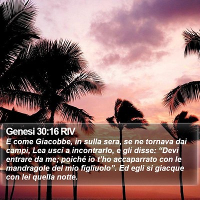 Genesi 30:16 RIV Bible Verse Image