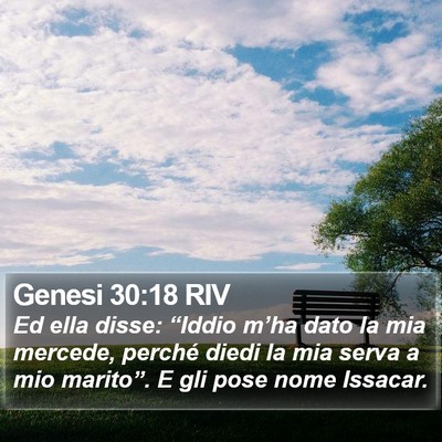 Genesi 30:18 RIV Bible Verse Image