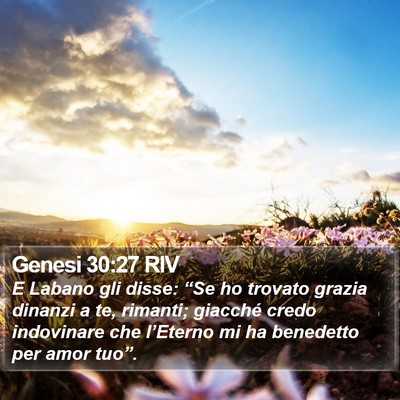 Genesi 30:27 RIV Bible Verse Image