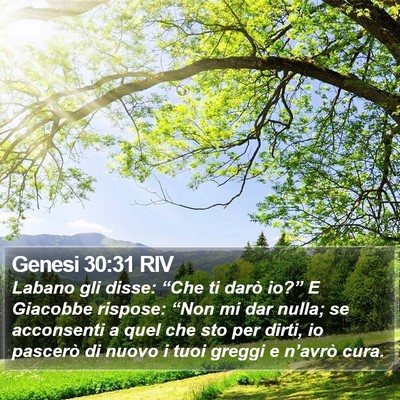 Genesi 30:31 RIV Bible Verse Image