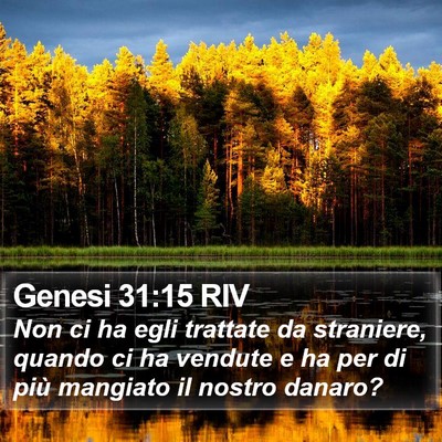 Genesi 31:15 RIV Bible Verse Image