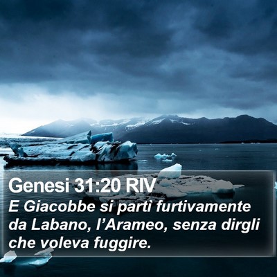 Genesi 31:20 RIV Bible Verse Image