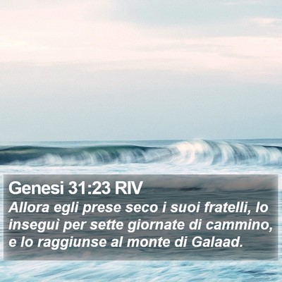Genesi 31:23 RIV Bible Verse Image