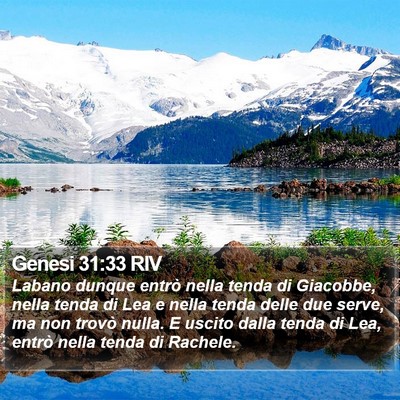 Genesi 31:33 RIV Bible Verse Image