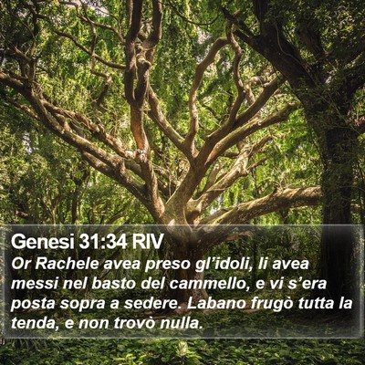 Genesi 31:34 RIV Bible Verse Image