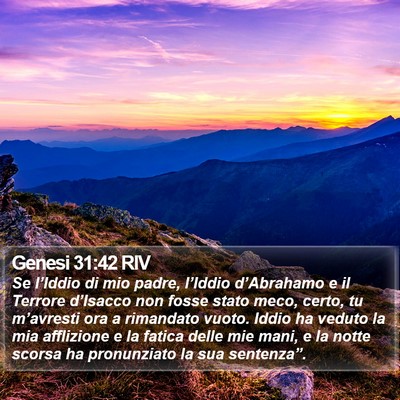 Genesi 31:42 RIV Bible Verse Image