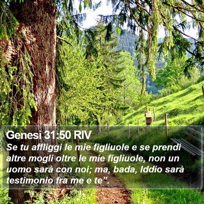 Genesi 31:50 RIV Bible Verse Image