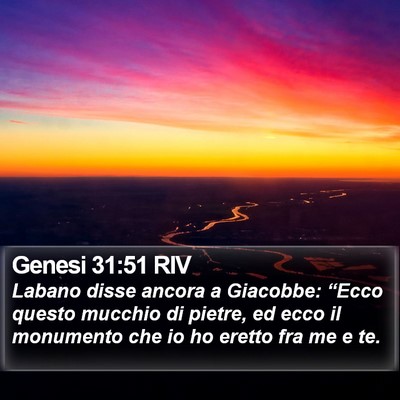 Genesi 31:51 RIV Bible Verse Image