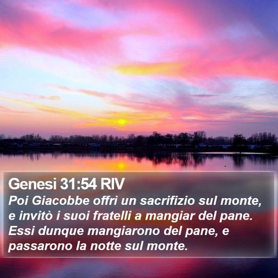 Genesi 31:54 RIV Bible Verse Image