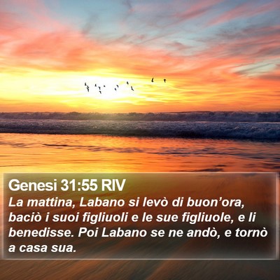 Genesi 31:55 RIV Bible Verse Image