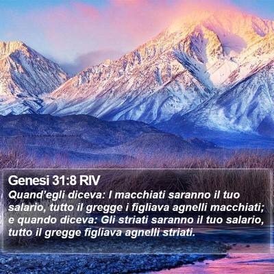 Genesi 31:8 RIV Bible Verse Image
