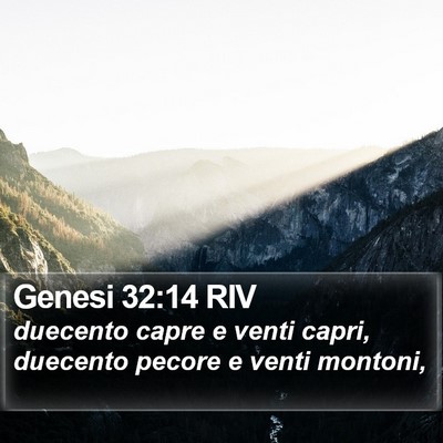 Genesi 32:14 RIV Bible Verse Image