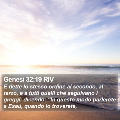 Genesi 32:19 RIV Bible Verse Image