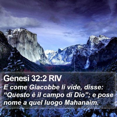 Genesi 32:2 RIV Bible Verse Image
