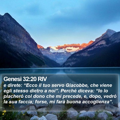 Genesi 32:20 RIV Bible Verse Image