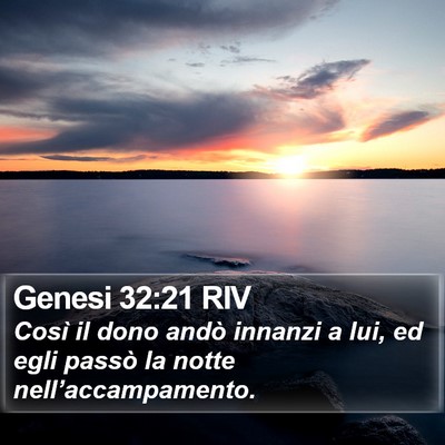 Genesi 32:21 RIV Bible Verse Image