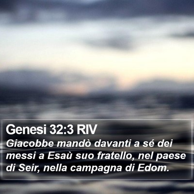 Genesi 32:3 RIV Bible Verse Image