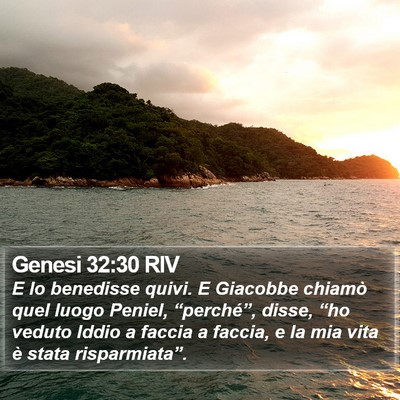 Genesi 32:30 RIV Bible Verse Image