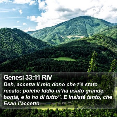 Genesi 33:11 RIV Bible Verse Image