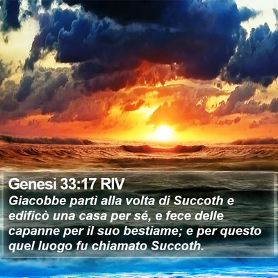 Genesi 33:17 RIV Bible Verse Image