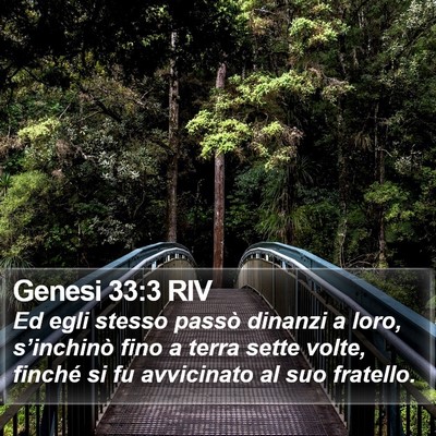 Genesi 33:3 RIV Bible Verse Image