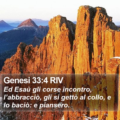 Genesi 33:4 RIV Bible Verse Image