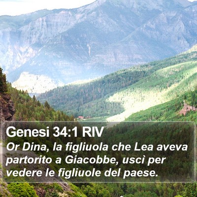 Genesi 34:1 RIV Bible Verse Image