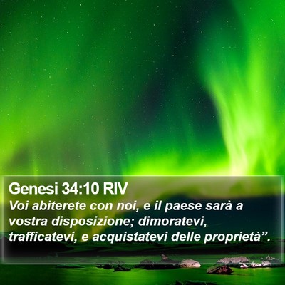 Genesi 34:10 RIV Bible Verse Image