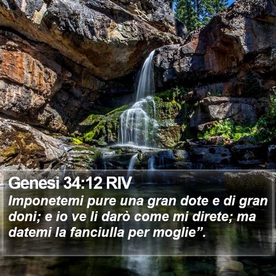 Genesi 34:12 RIV Bible Verse Image