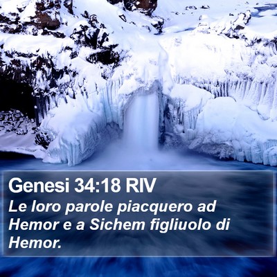 Genesi 34:18 RIV Bible Verse Image