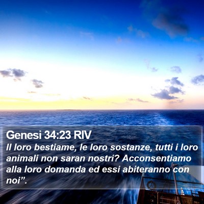 Genesi 34:23 RIV Bible Verse Image