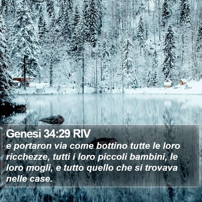 Genesi 34:29 RIV Bible Verse Image