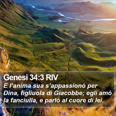 Genesi 34:3 RIV Bible Verse Image