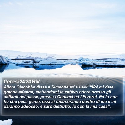 Genesi 34:30 RIV Bible Verse Image