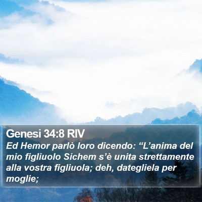 Genesi 34:8 RIV Bible Verse Image