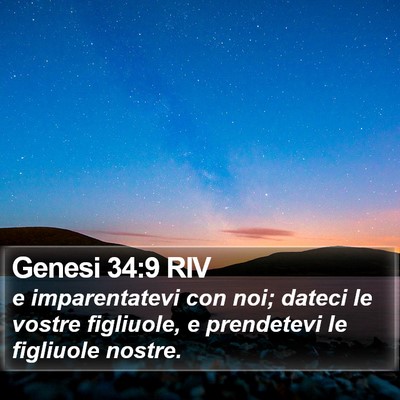 Genesi 34:9 RIV Bible Verse Image