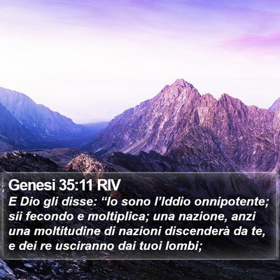 Genesi 35:11 RIV Bible Verse Image