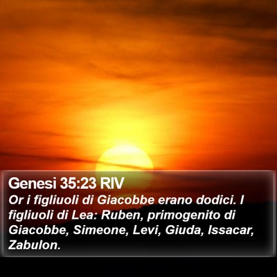 Genesi 35:23 RIV Bible Verse Image